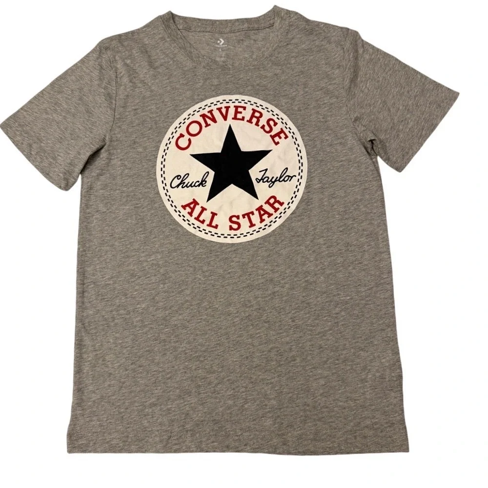 Converse Kids Gray‎ All Star T-Shirt Size 12-13 Boys